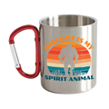 Bigfoot Is My Spirit Animal Carabiner Mug