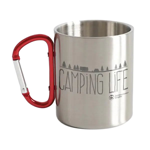 Camping Life Carabiner Mug
