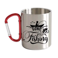 Gone Fishing Carabiner Mug